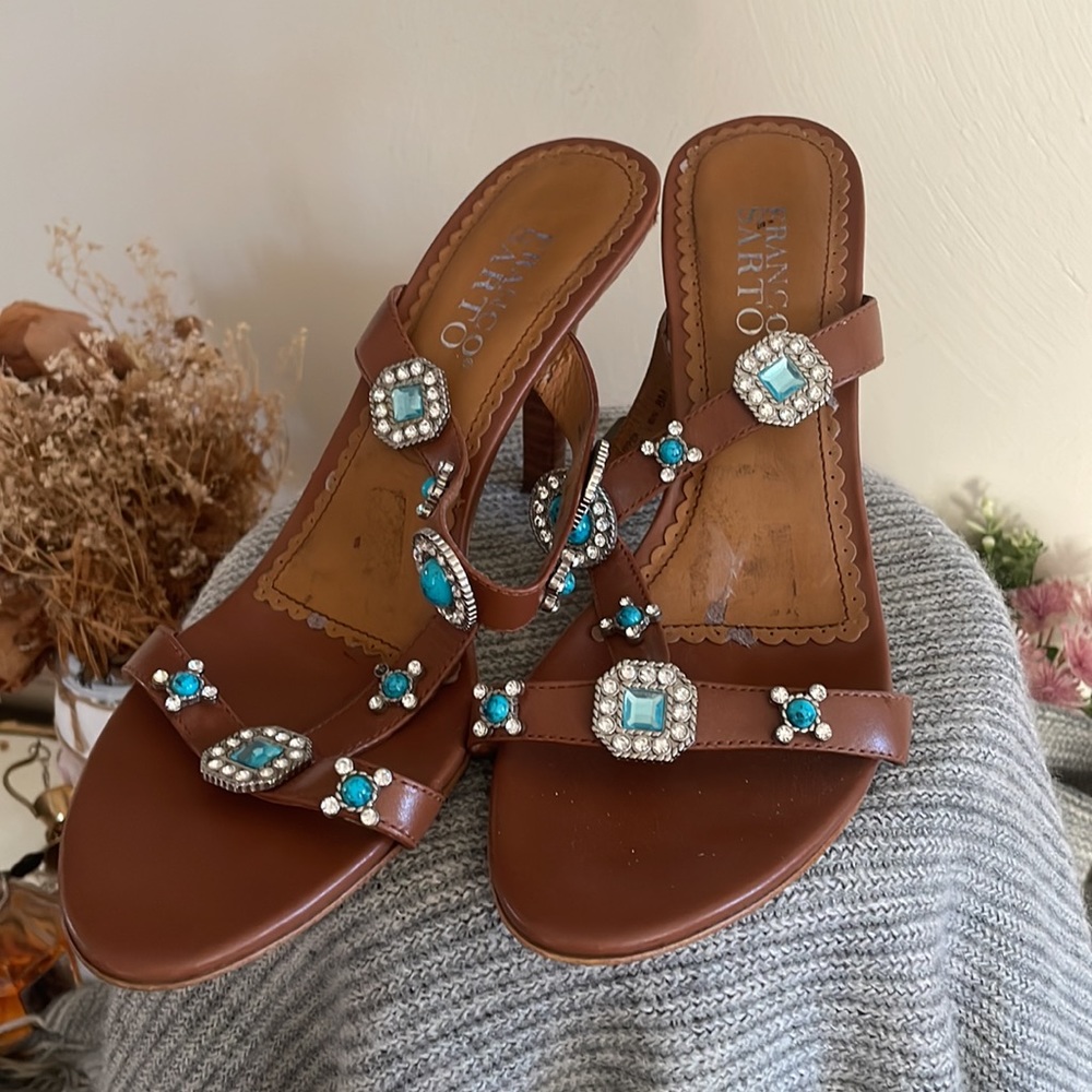 Franco Sarto Slip on Heels